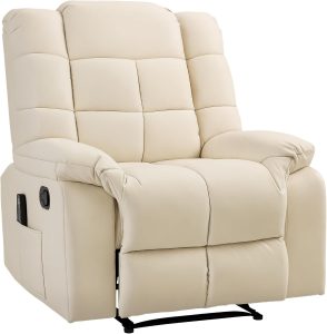 HOMCOM Fauteuil de Massage Inclinable
