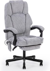 Zuacs Fauteuil de Bureau Massant et Chauffant